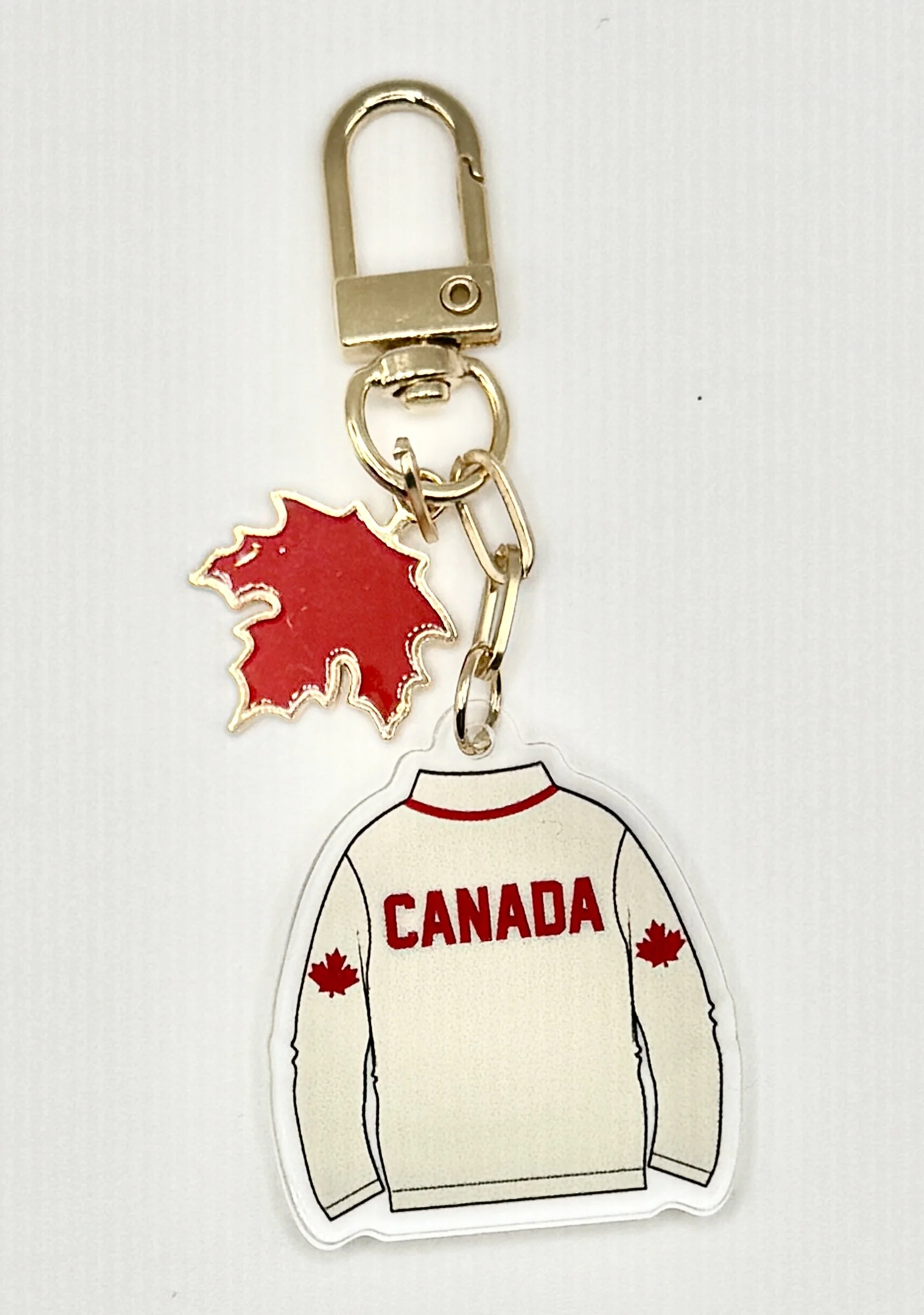 Canada Fleece Acrylic Bag Charm