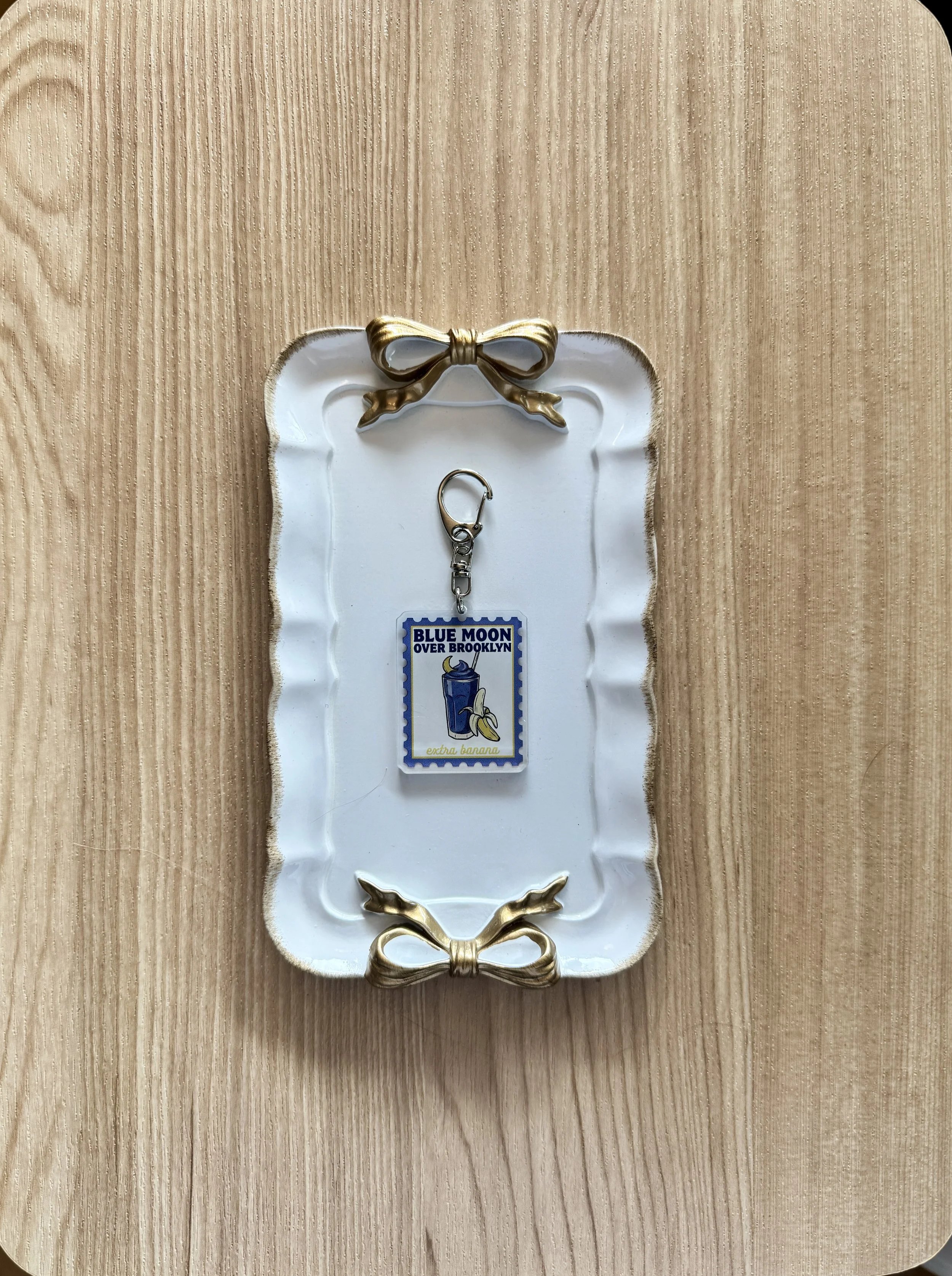 Blue Moon Over Brooklyn Bag Charm