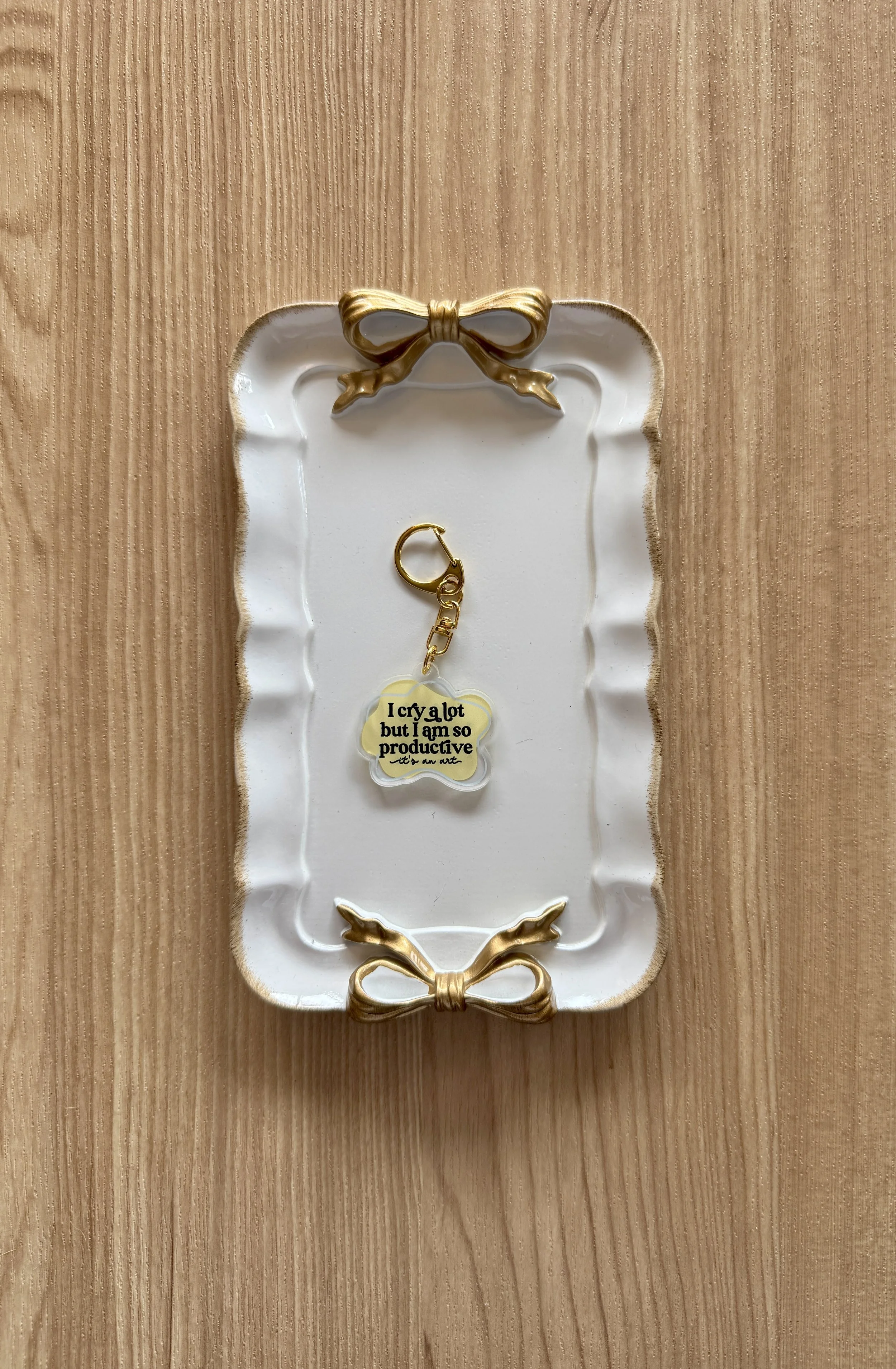 ICDIWABH Lyric Bag Charm