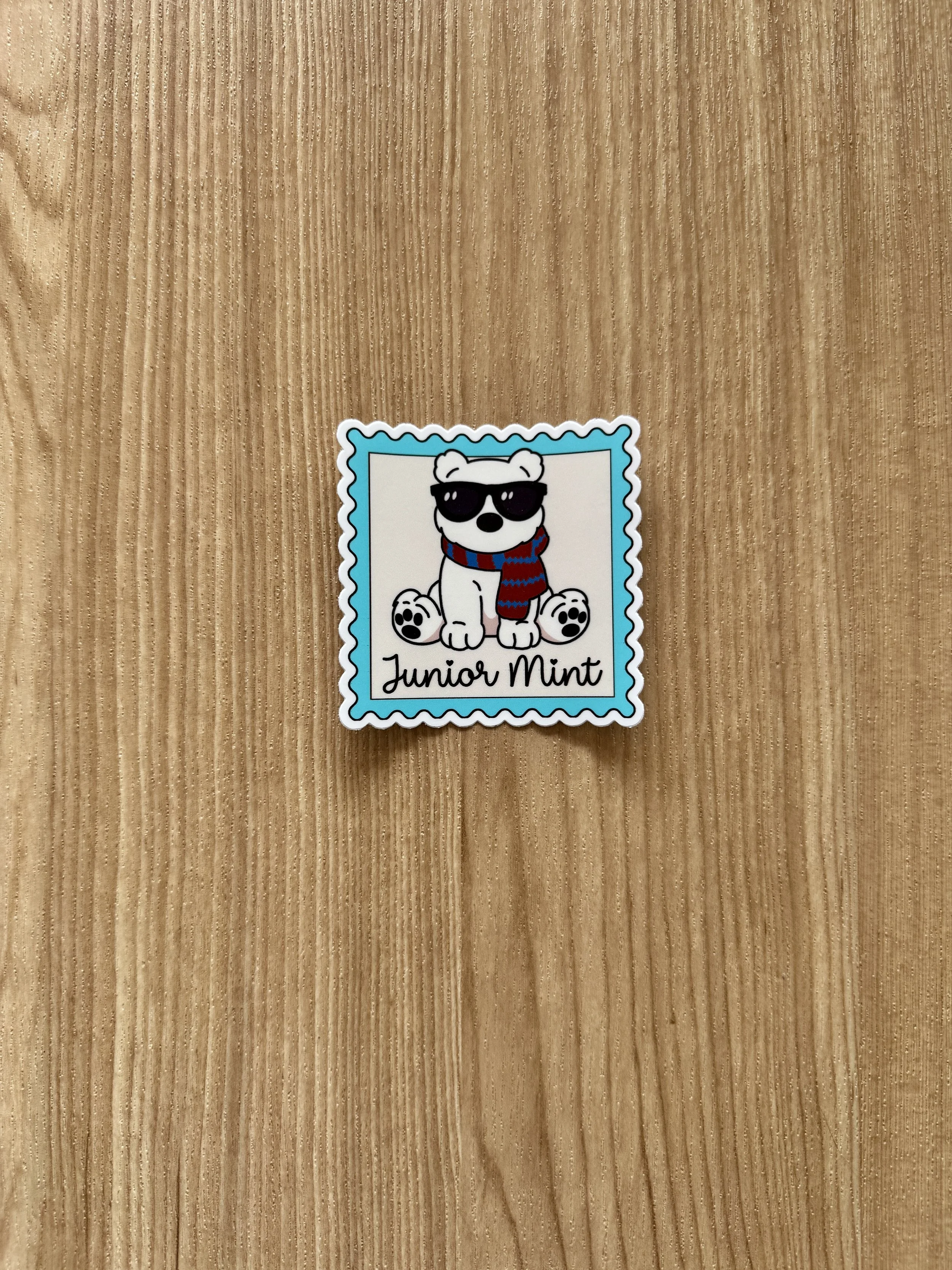 Junior Mint Vinyl Sticker