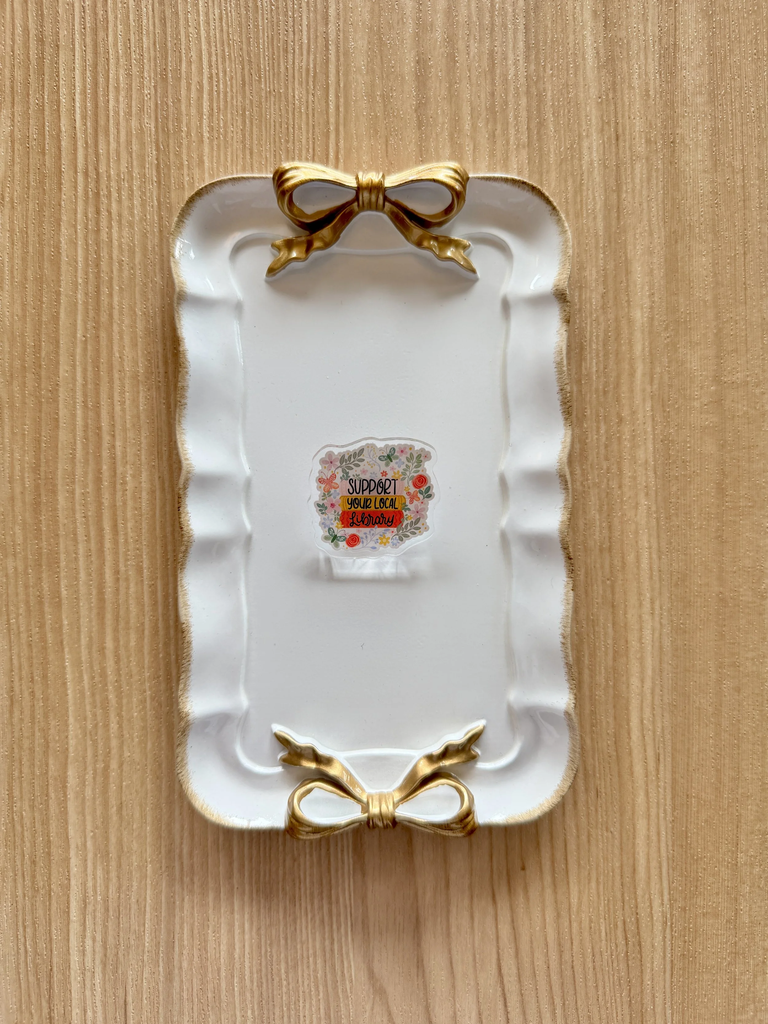 Support Your Local Library Acrylic Pin