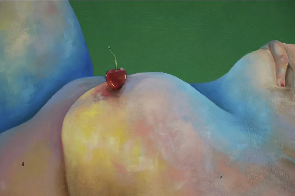 "Cherry on Top" - 2026, Oil on Canvas, 130 x 90cm
