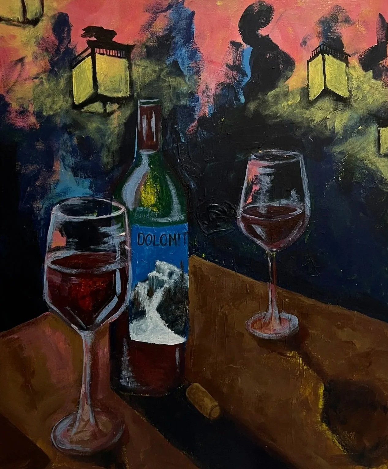 "Ollie's Birthday" - 2025, Acrylic on Canvas