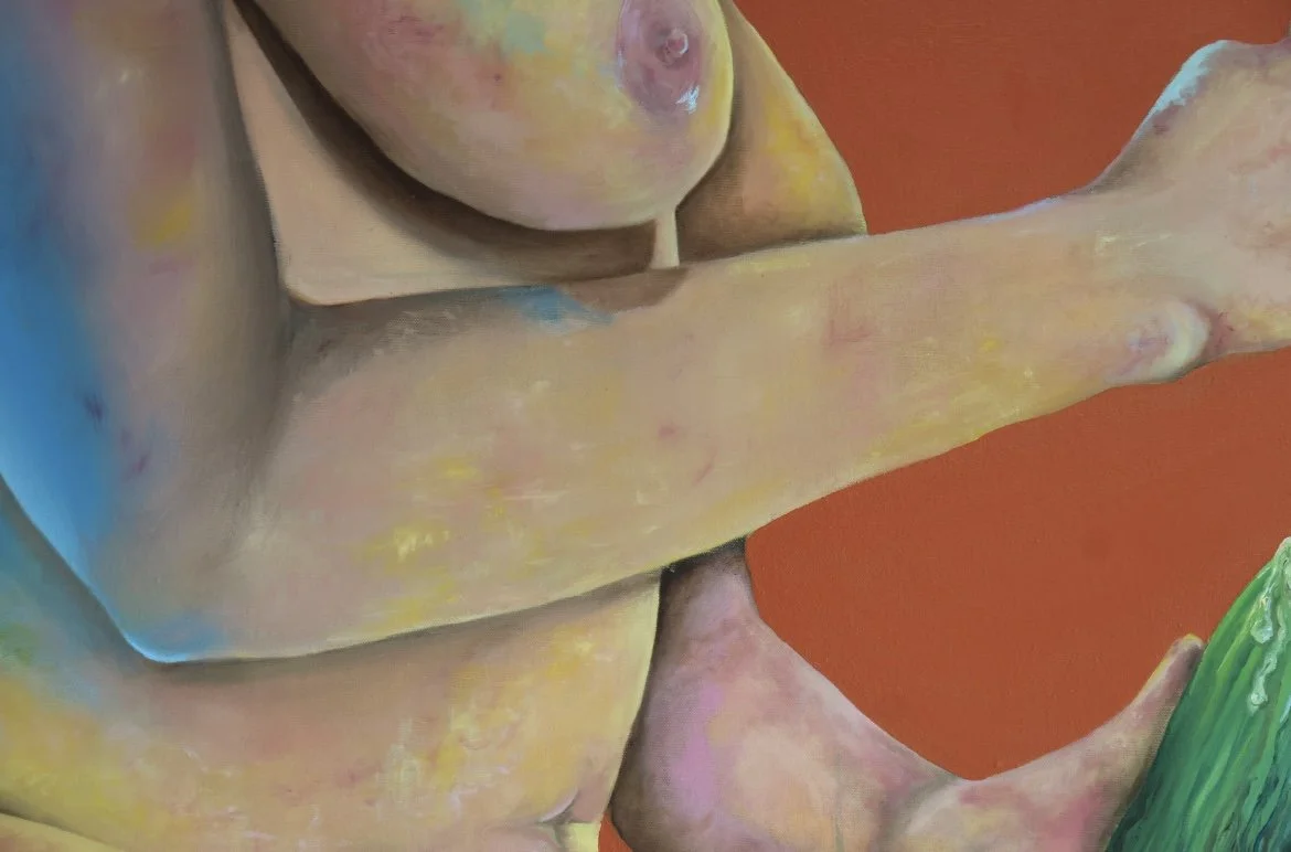 "Cool as a Cucumber" - 2026, Oil on Canvas, 130 x 90cm