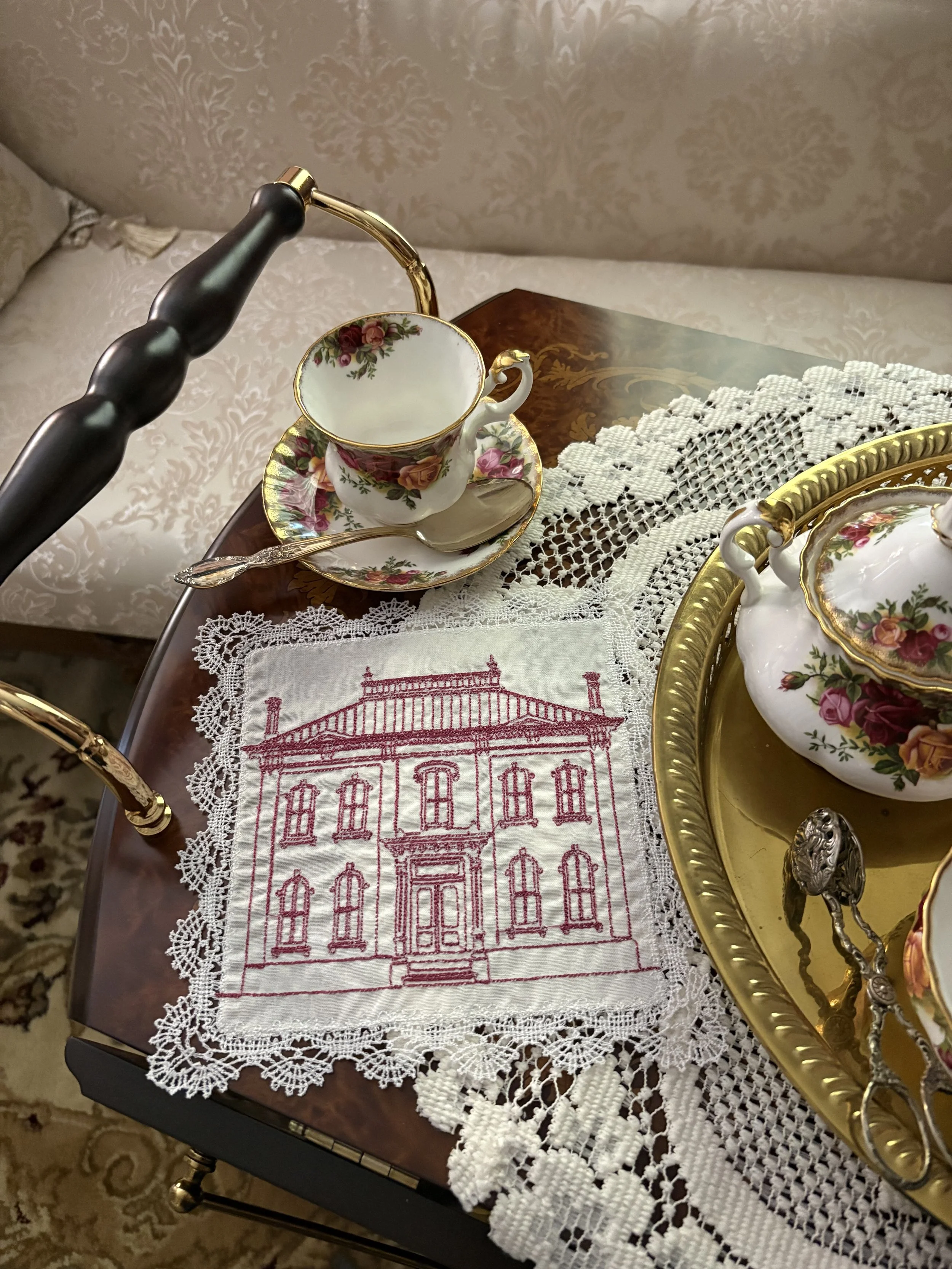 Victorian Manor Lace Handkerchief