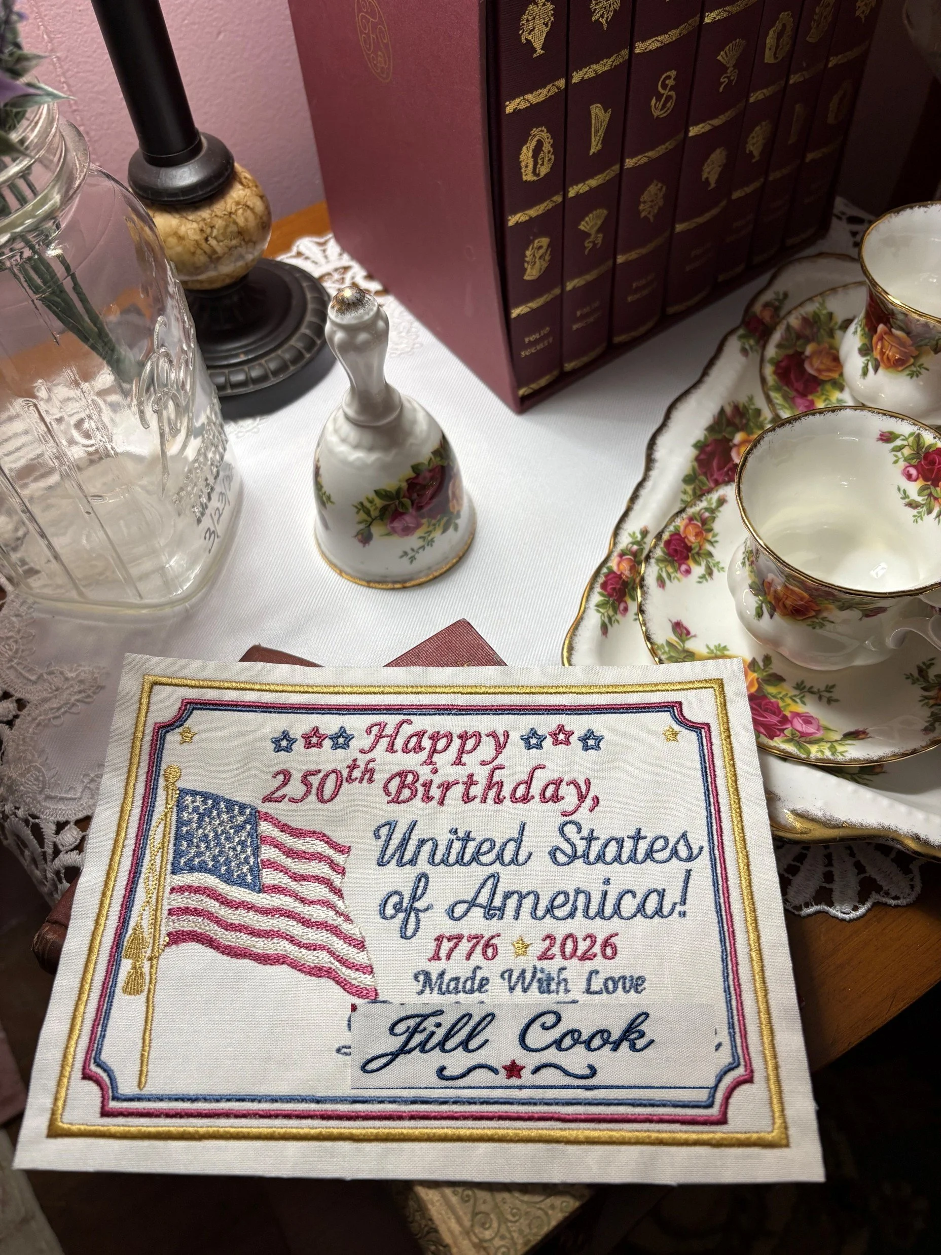 Happy 250th Birthday America Personalized Quilt Label library.jpg