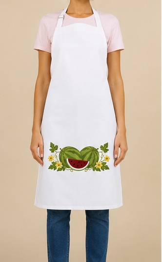 Heirloom Watermelon Embroidered Apron1.png