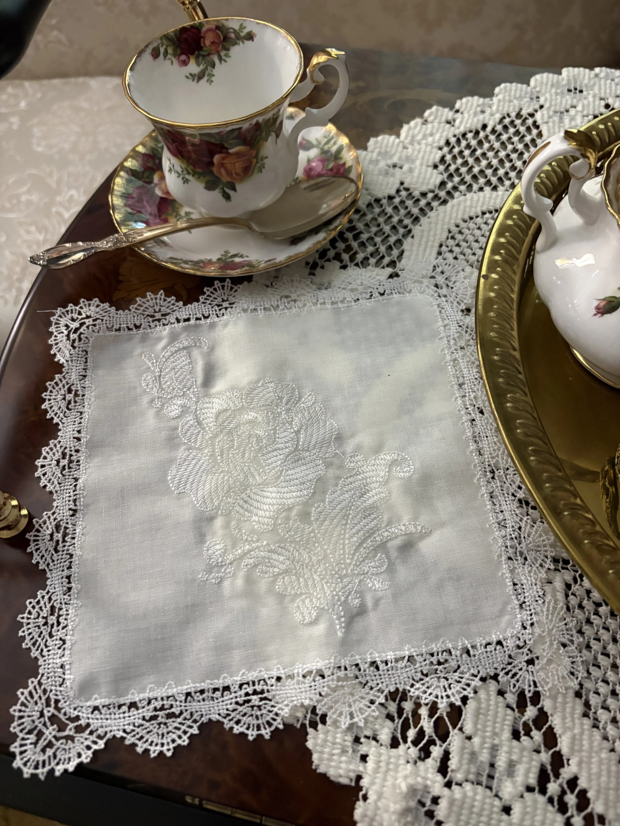 Victorian Whitework Rose Handkerchief.jpeg