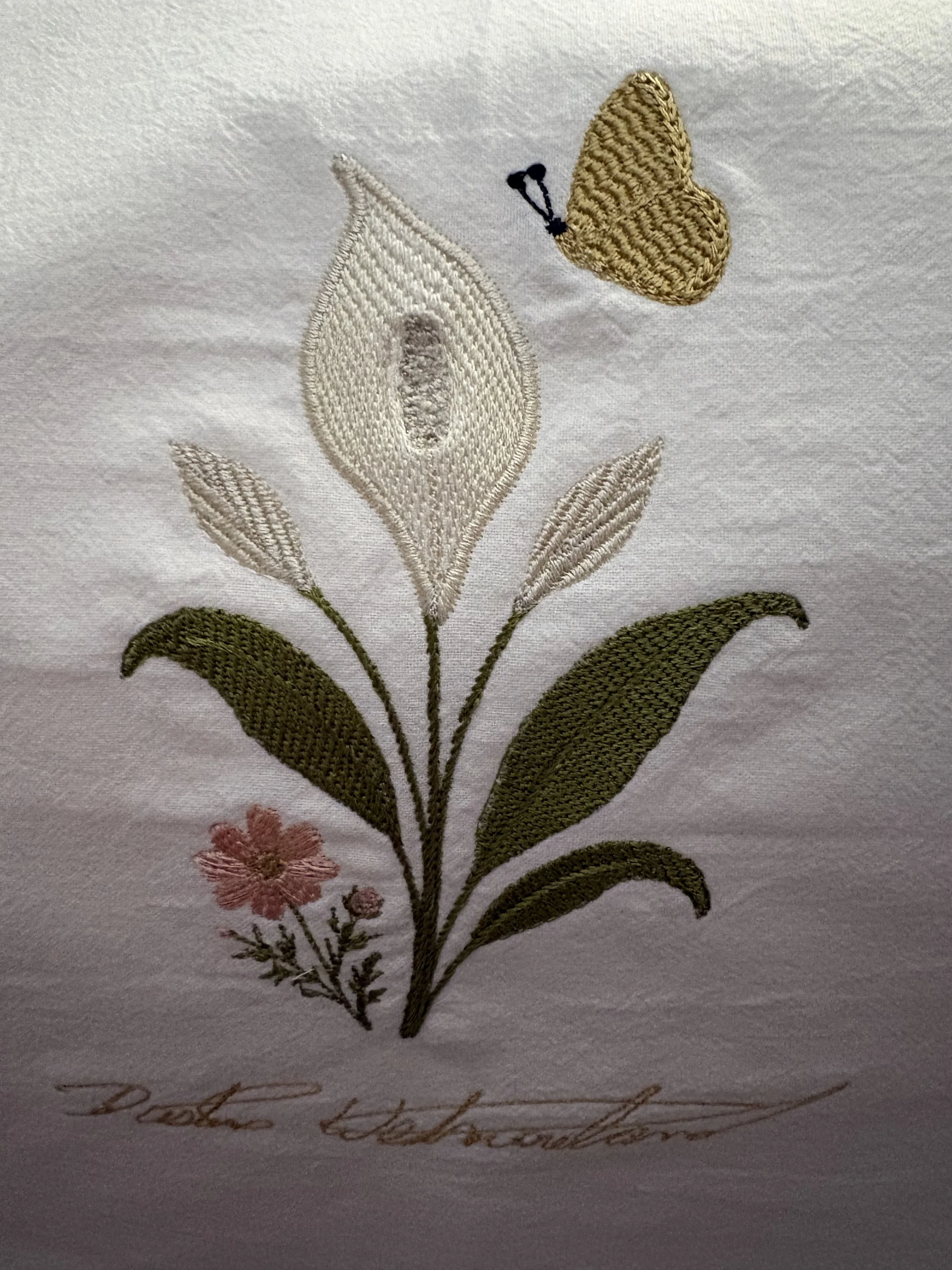 Peace Lily Heirloom Tea Towel closeup.jpeg