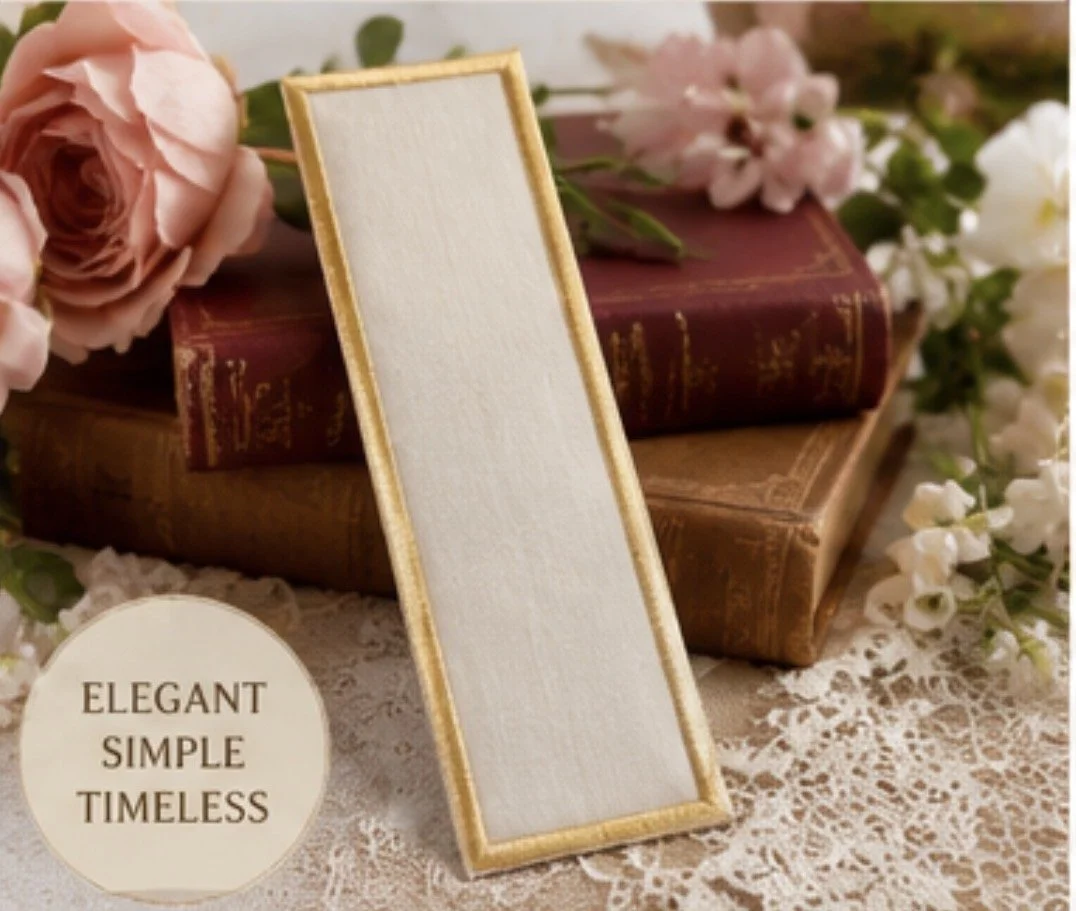 Golden Heirloom Personalized Bookmark