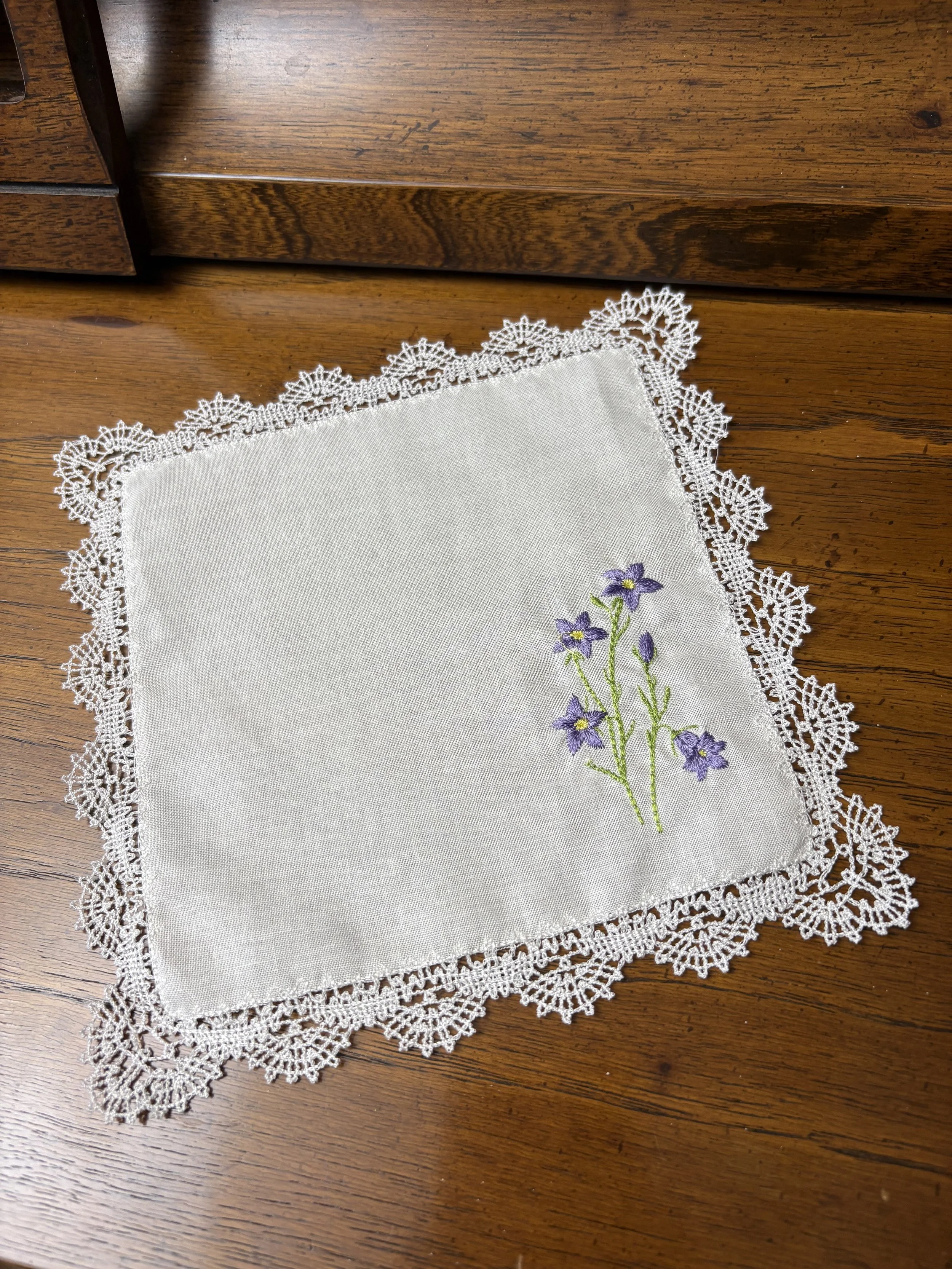 Faithful Violet Heirloom Handkerchief closeup.jpeg