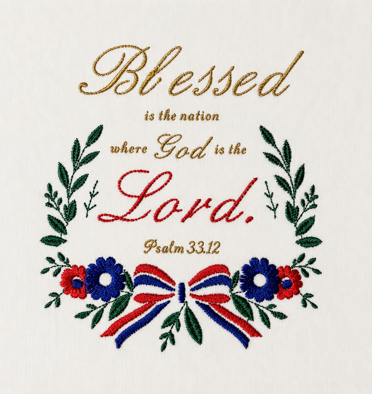 Patriotic Embroidered Tea Towel detail.png