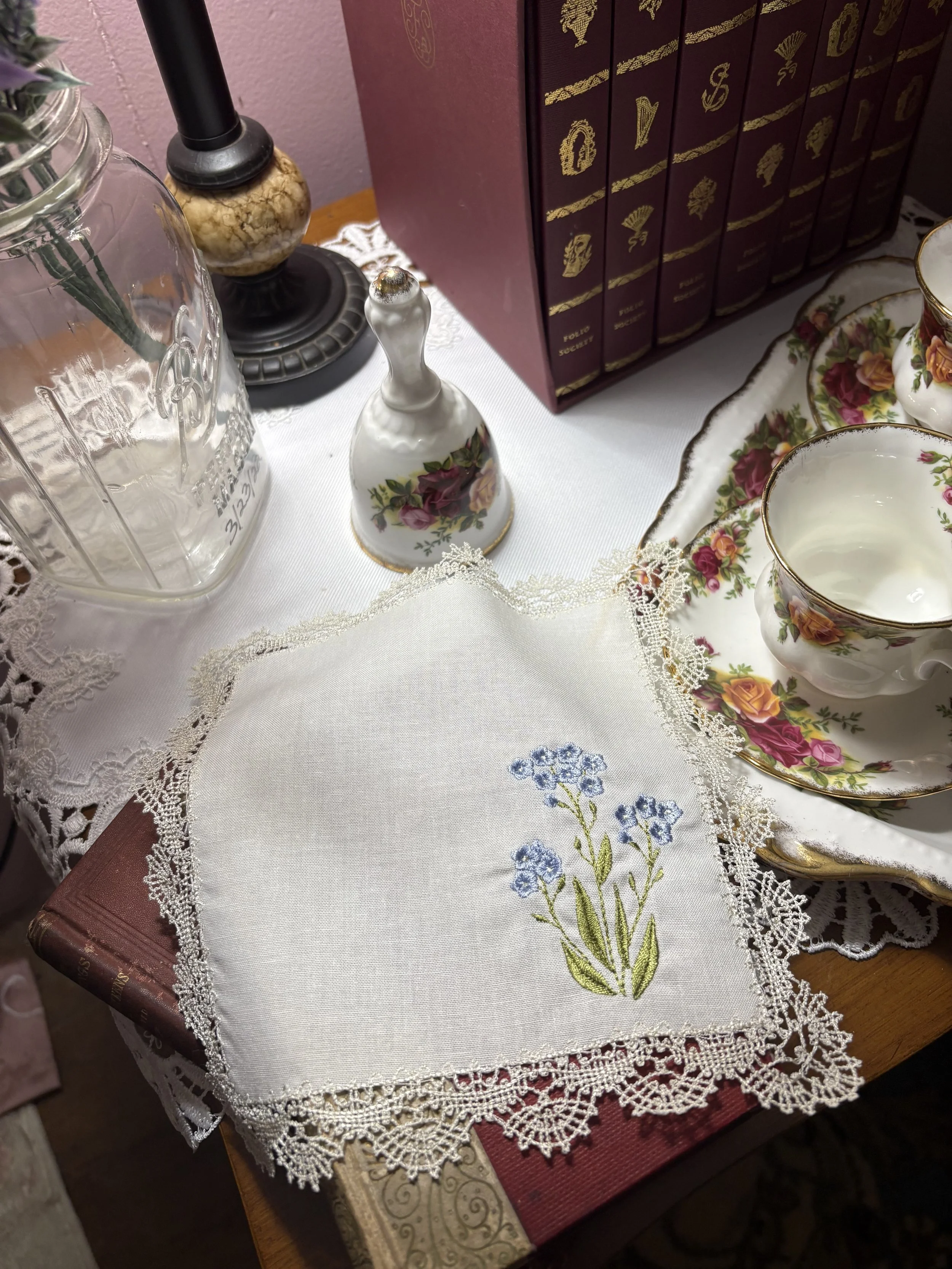 Forget Me Not Lace Handkerchief library.jpeg