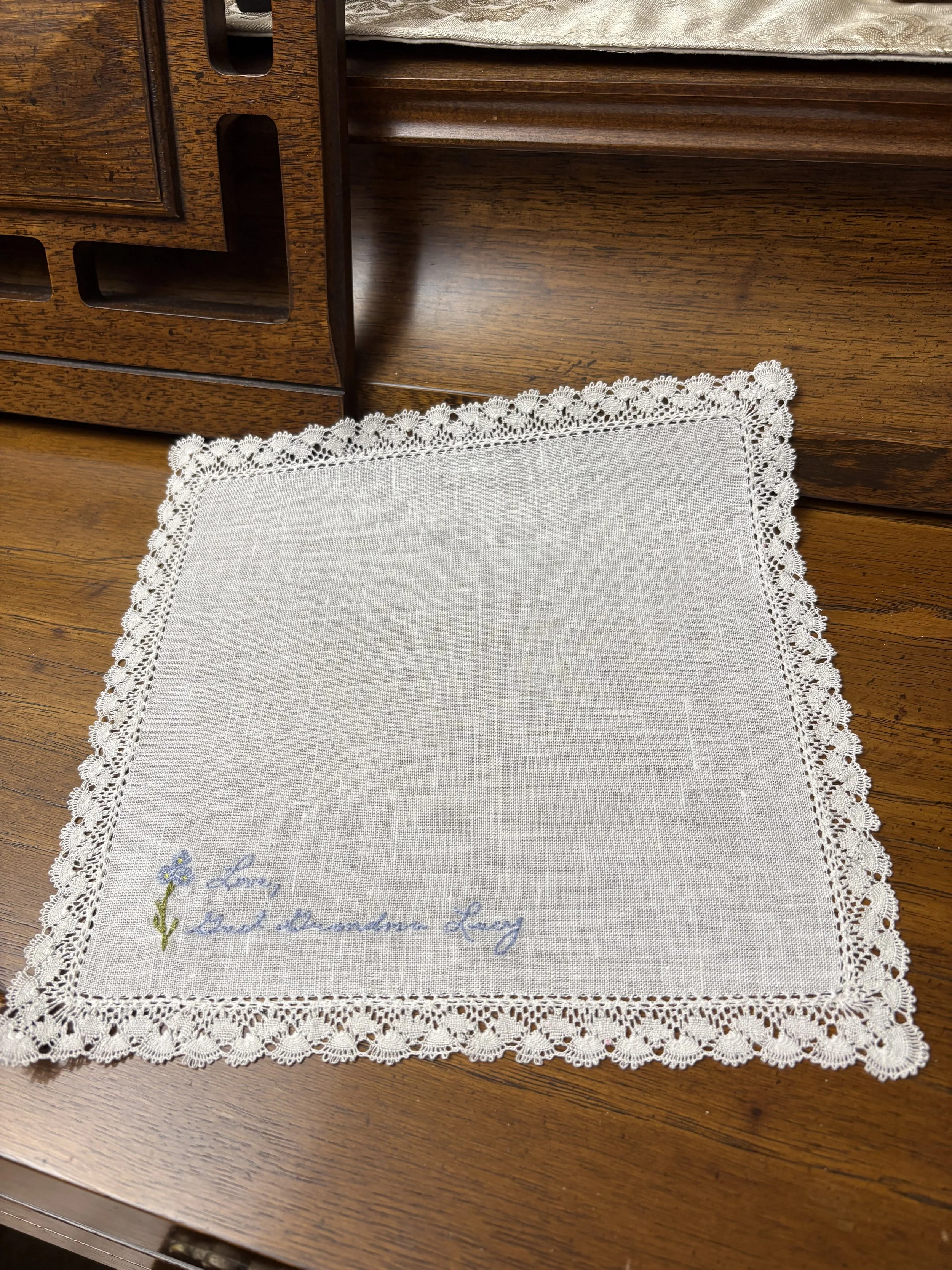 Personalized Forget Me Not Linen Wedding Handkerchief piano.jpeg