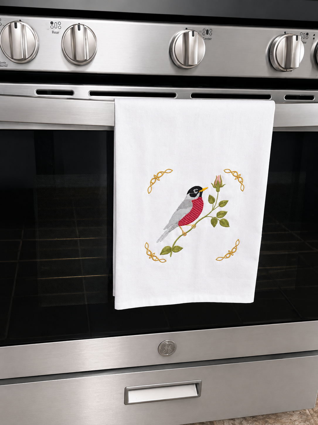 Winter Robin Tea Towel kitchen.png