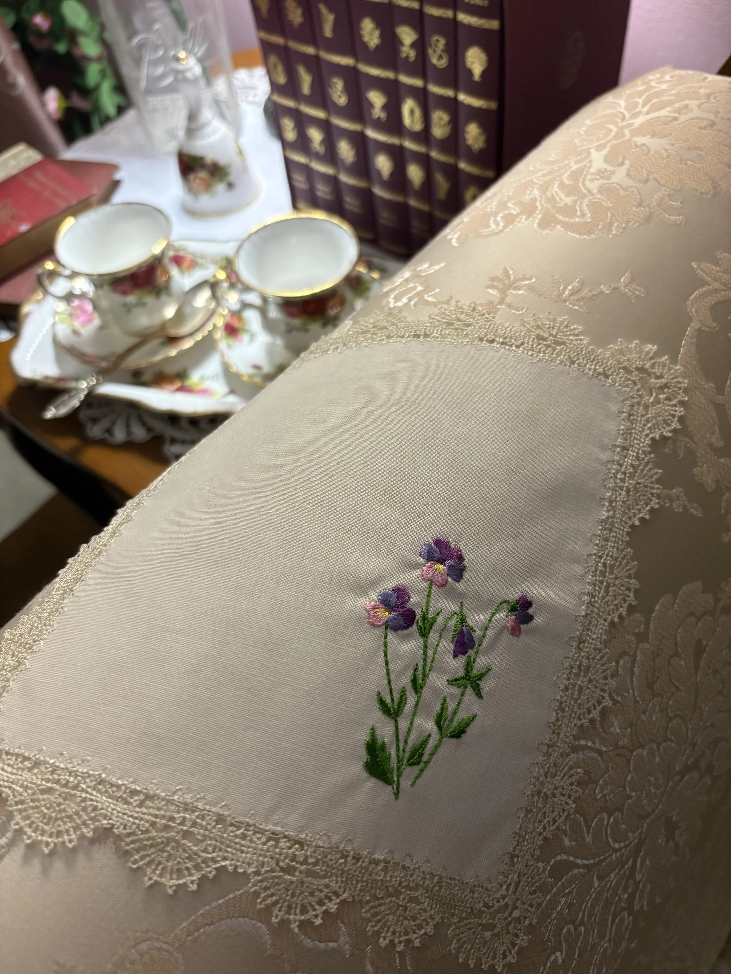 Victorian Violas Lace Handkerchief chaise.jpeg