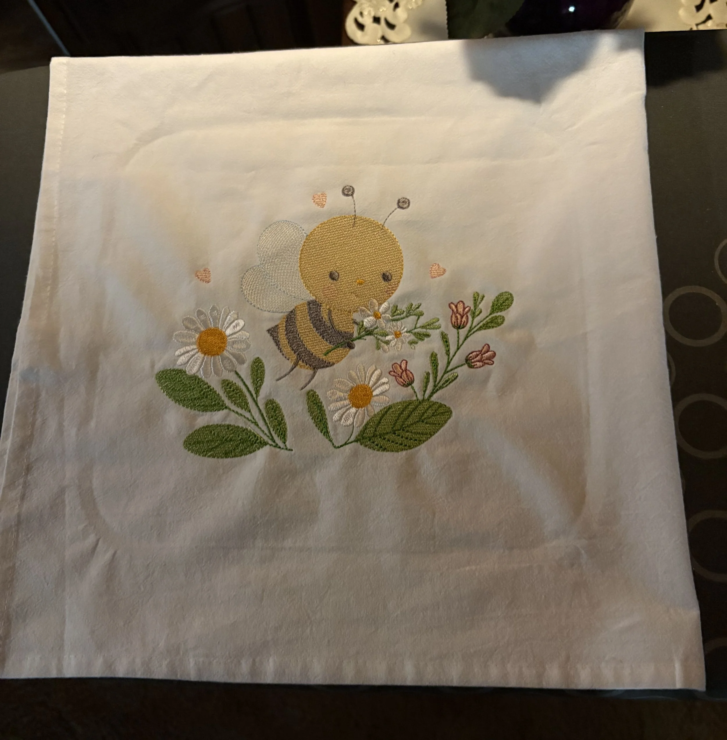 Bee Blossom Tea Towel keepsake.jpeg