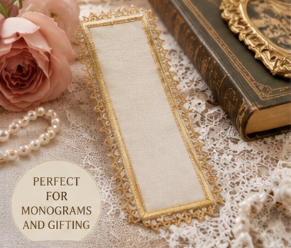Golden Heirloom Lace Bookmark