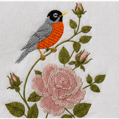 American Traditional Robin and Heirloom Rose closeup.png