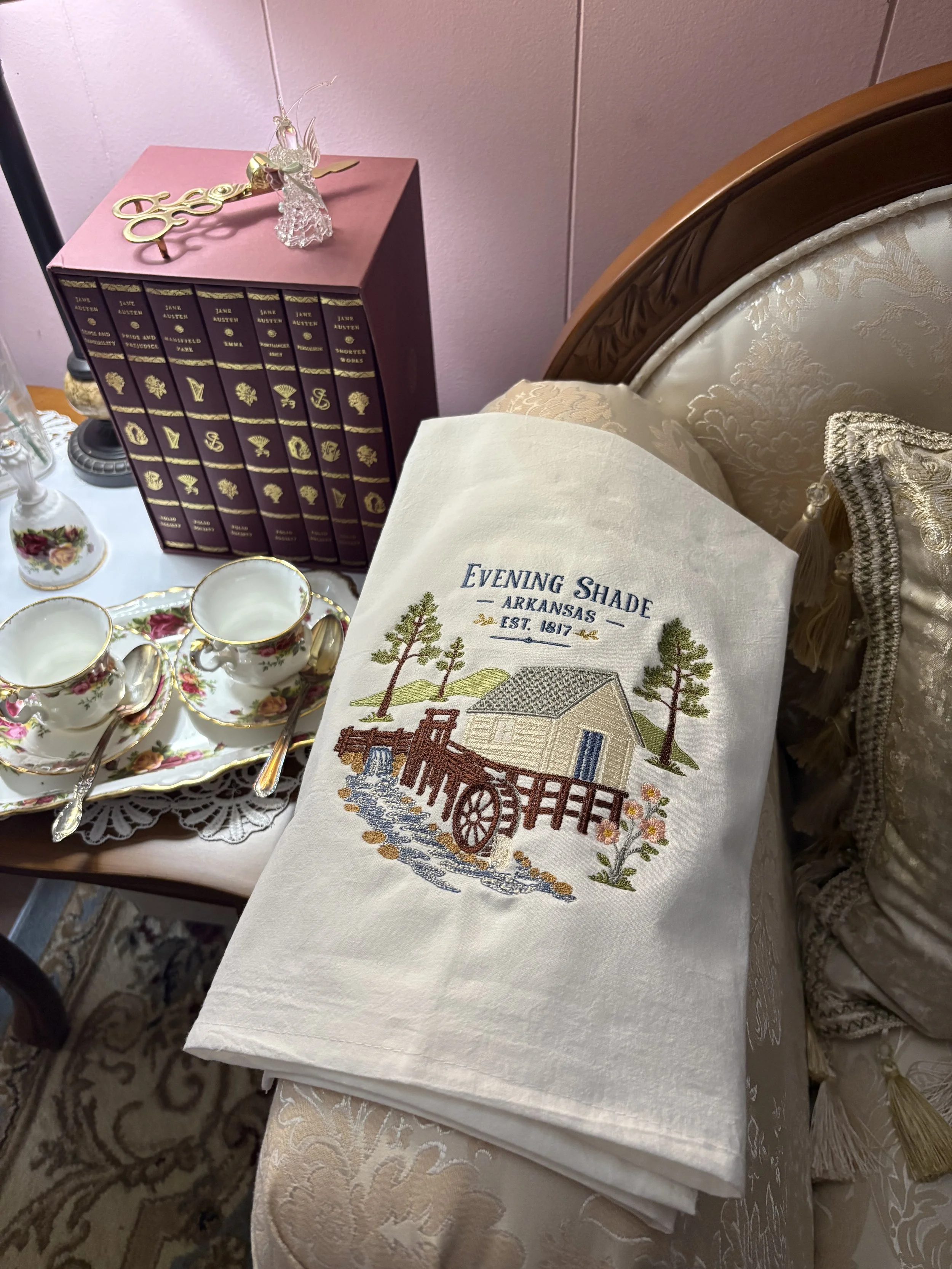 Evening Shade Mill Tea Towel library.jpeg
