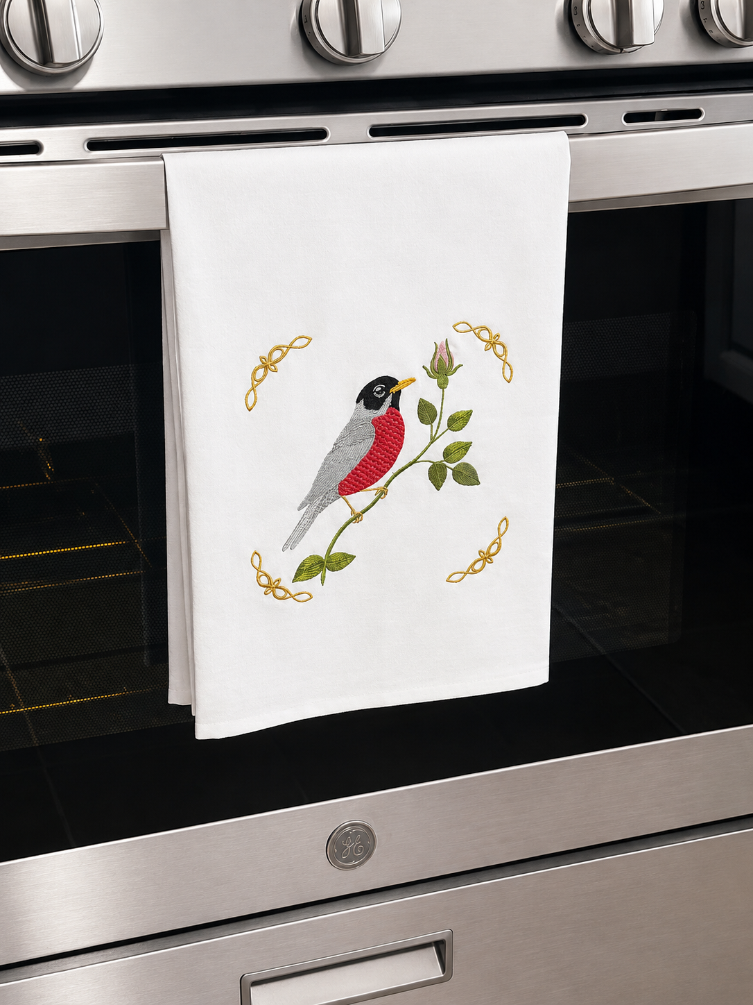 Winter Robin Tea Towel farmhouse kitchen.png