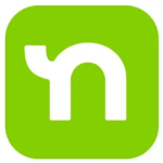 Green Square with white lowercase 'n' logo.