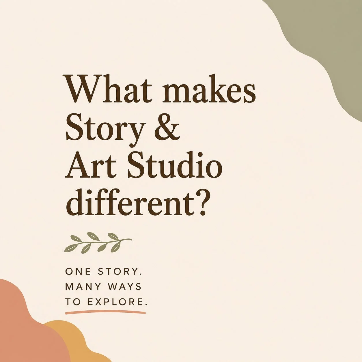 Curious about Story &amp; Art Studio? This one&rsquo;s for you. ✨ Swipe &rarr;
Find upcoming experiences through the link in our bio. 🔗