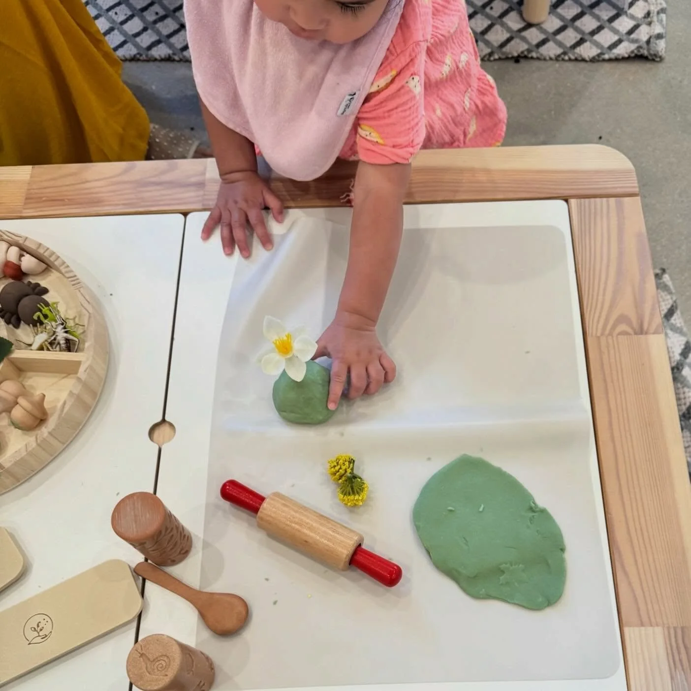 Playdough invitations will be a staple in every Signature Series, offering children endless opportunities to create, explore, and imagine through open-ended play. 🌿

Story &amp; Art Studio opens this July.  Stay tuned! 
Featuring handmade playdough 
