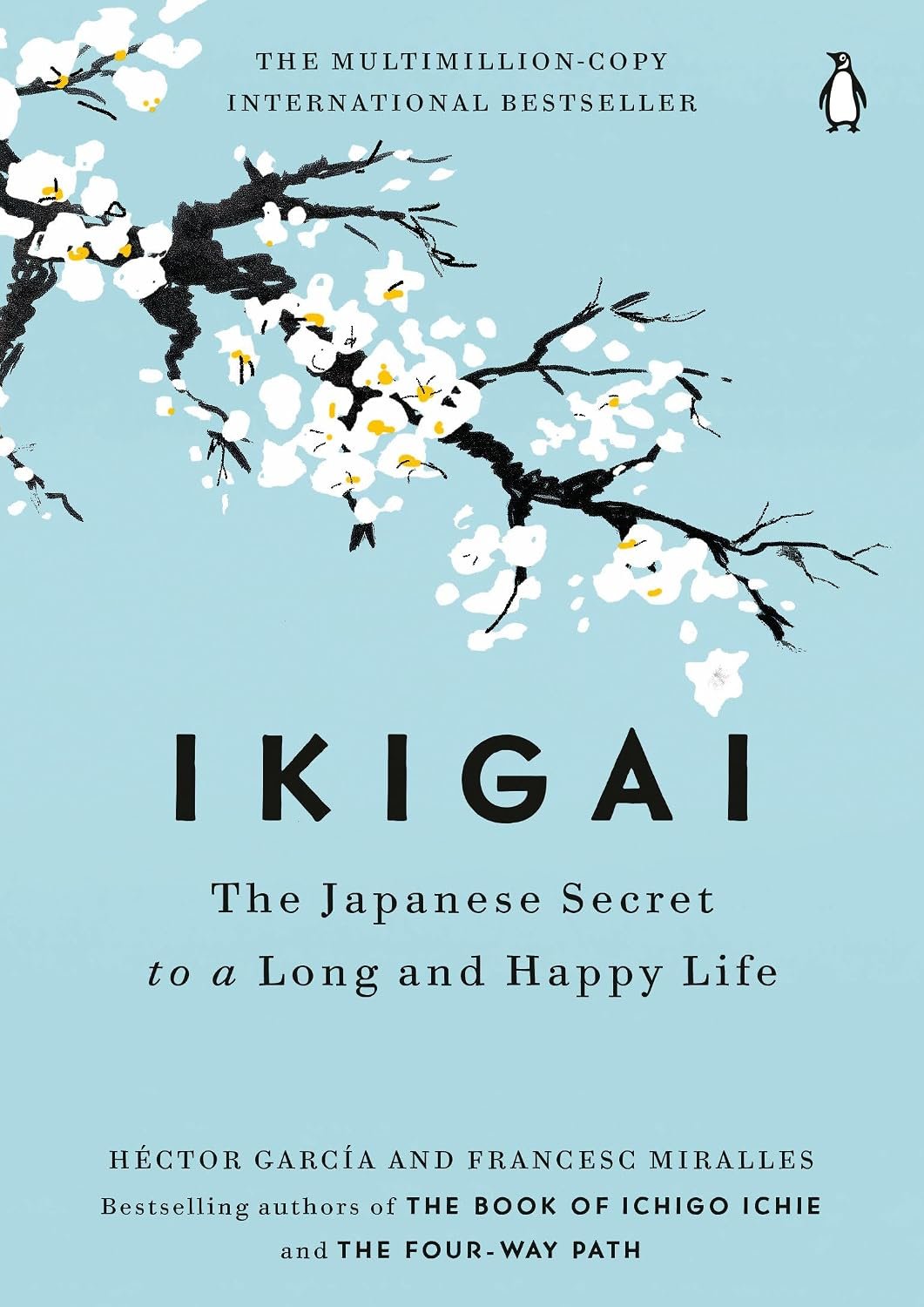 Cover of one of our favorite books called IKIGAI.