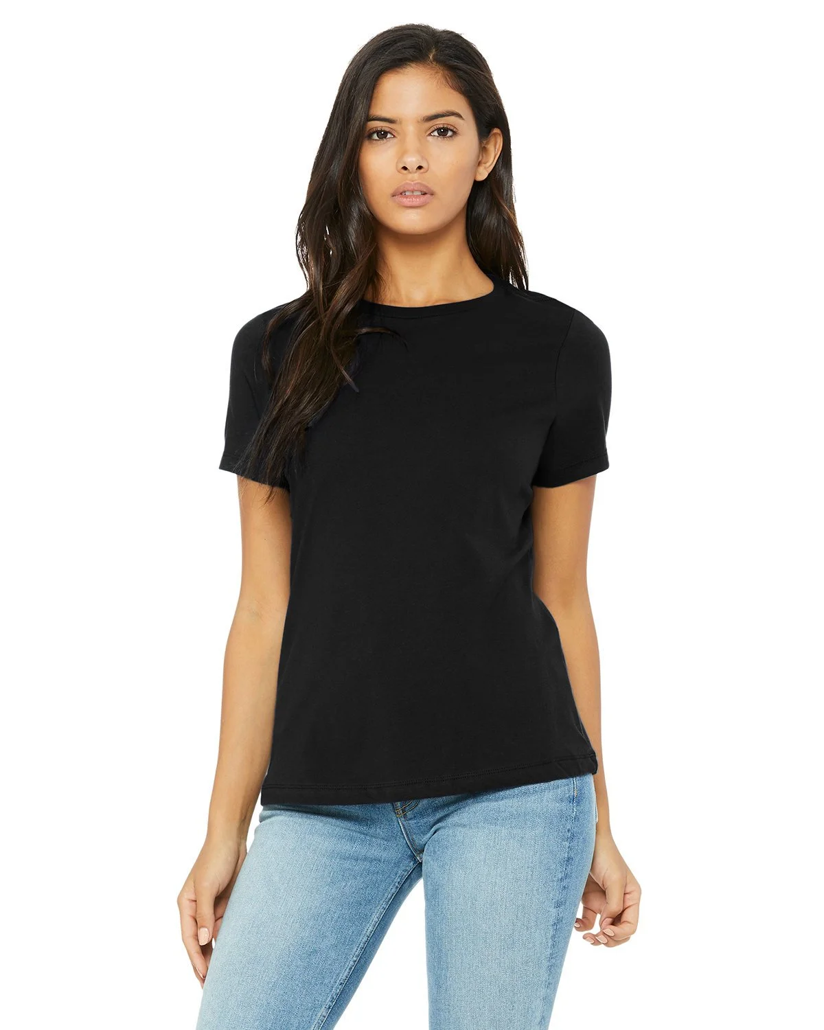 Womens Rleaxed Jersey Short Sleeve Tee B6400