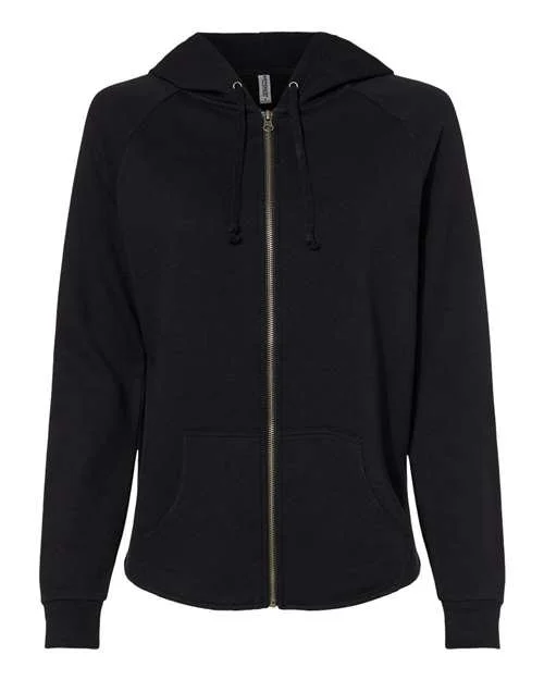 Full Zip Hooded Sweatshirt California Wave PRM250Z ITC Womens