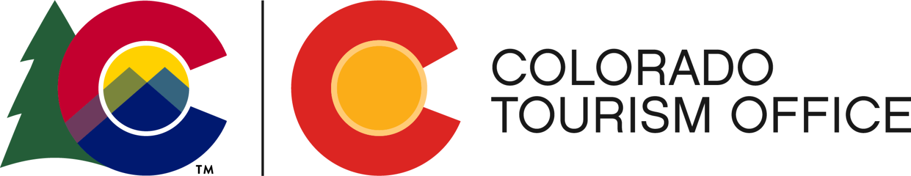 Logo for the Colorado Tourism Office organization, featuring mountains, a sun, and the words 'Colorado Tourism Office."
