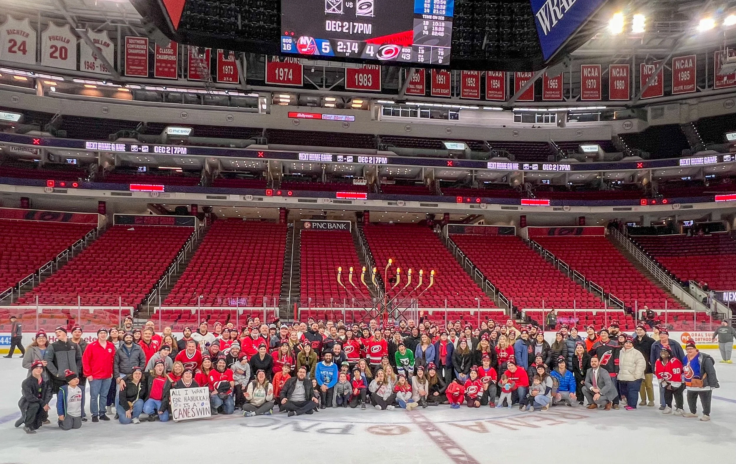 Chanukah with the Canes