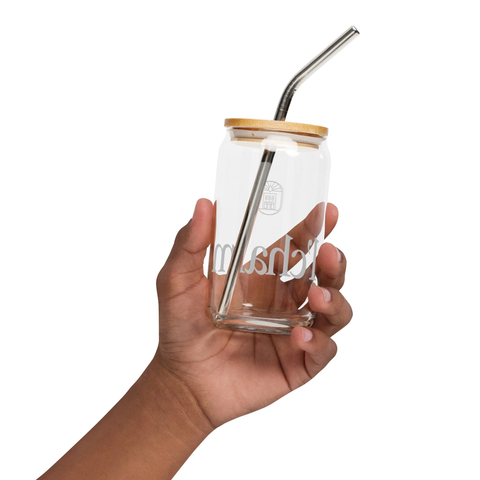 L'chaim! Can-Shaped Glass Cup