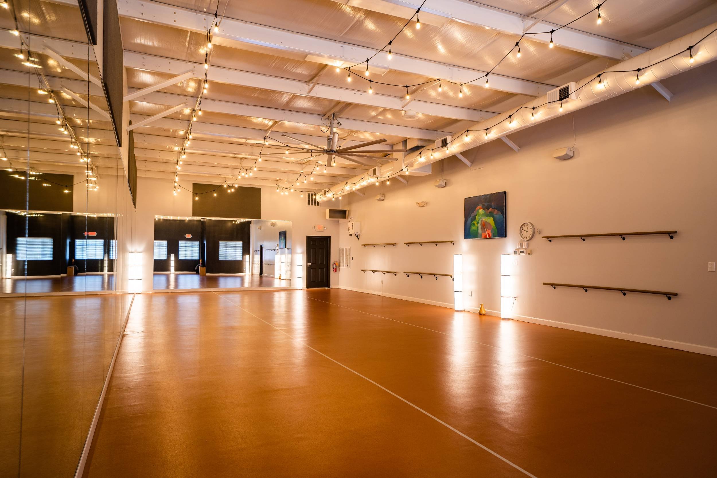 Atvara hot yoga and wellness yoga room