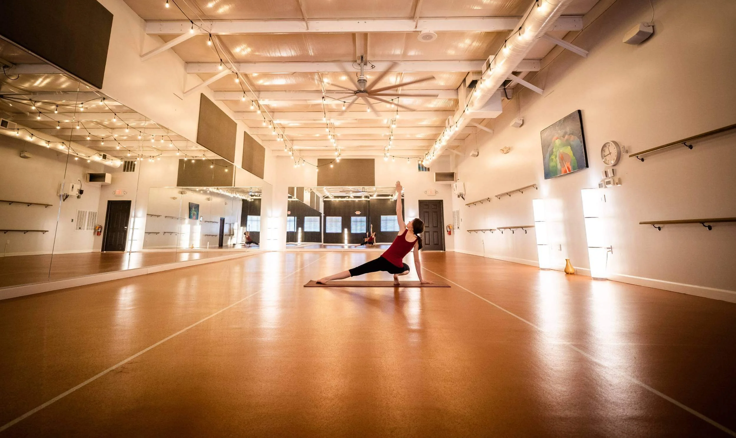 Atvara hot yoga lounge room