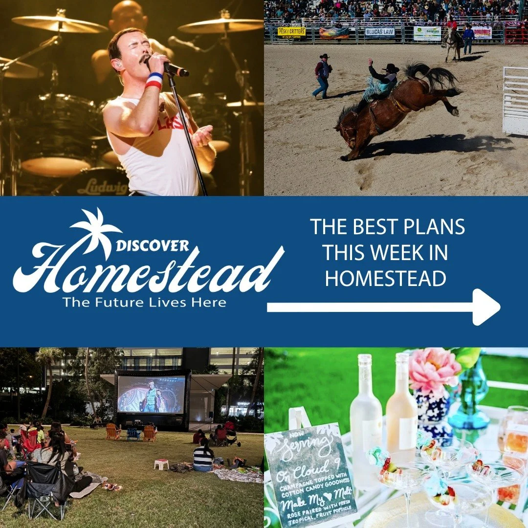 Looking for things to do this week? We&rsquo;ve got you covered!

Enjoy a full lineup of activities in the Homestead area, from Movies in the Park: The Lion King at Losner Park, to One Night of Queen, an electrifying tribute concert bringing the lege