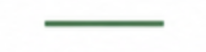 A thin green horizontal line on a white background