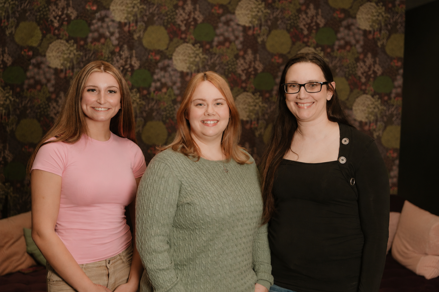 Tia Wente Megan Crawford Emmalee Rogers lead doulas and buisness owner of metro east birth and baby