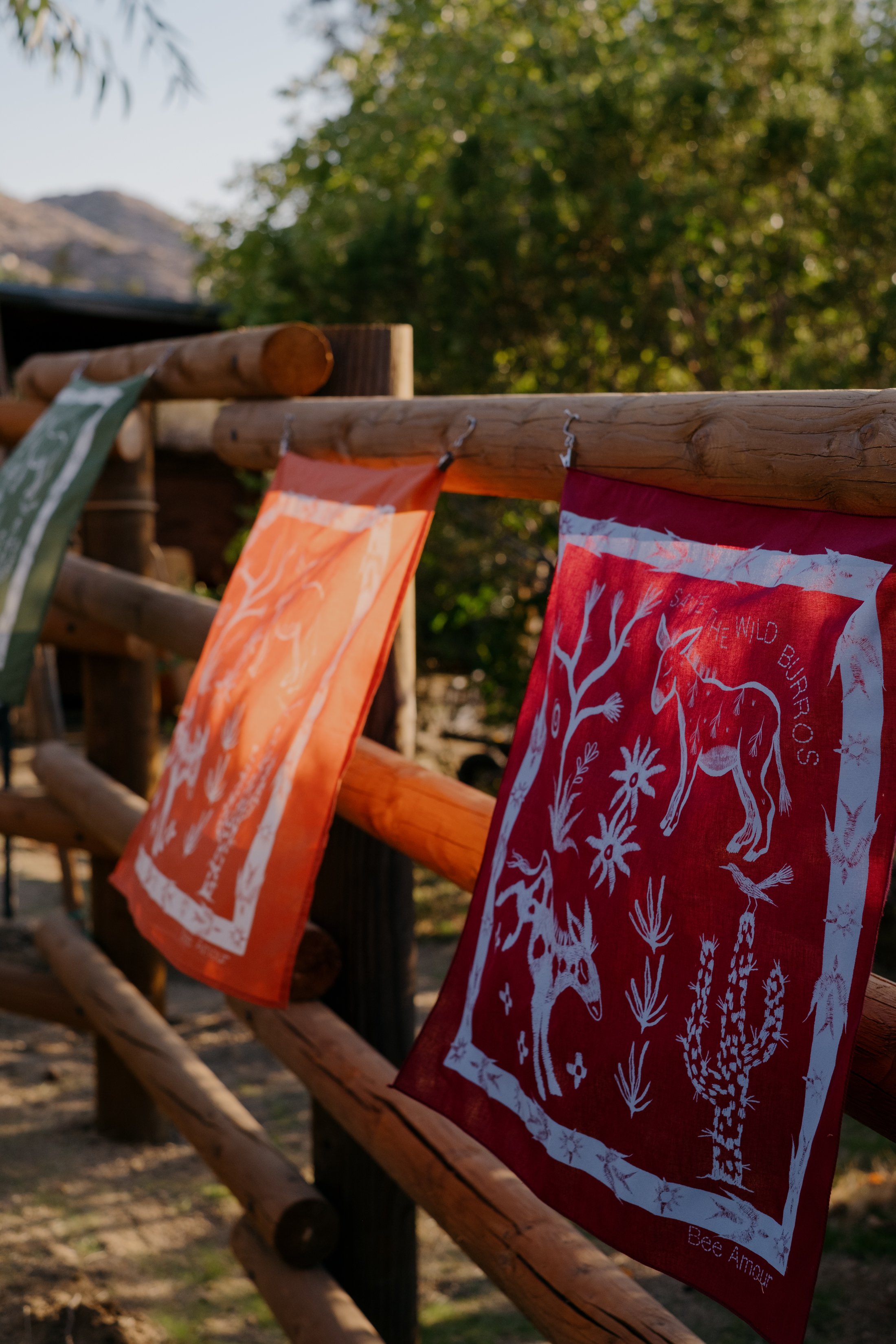 "Save the Wild Burros" Bandanas