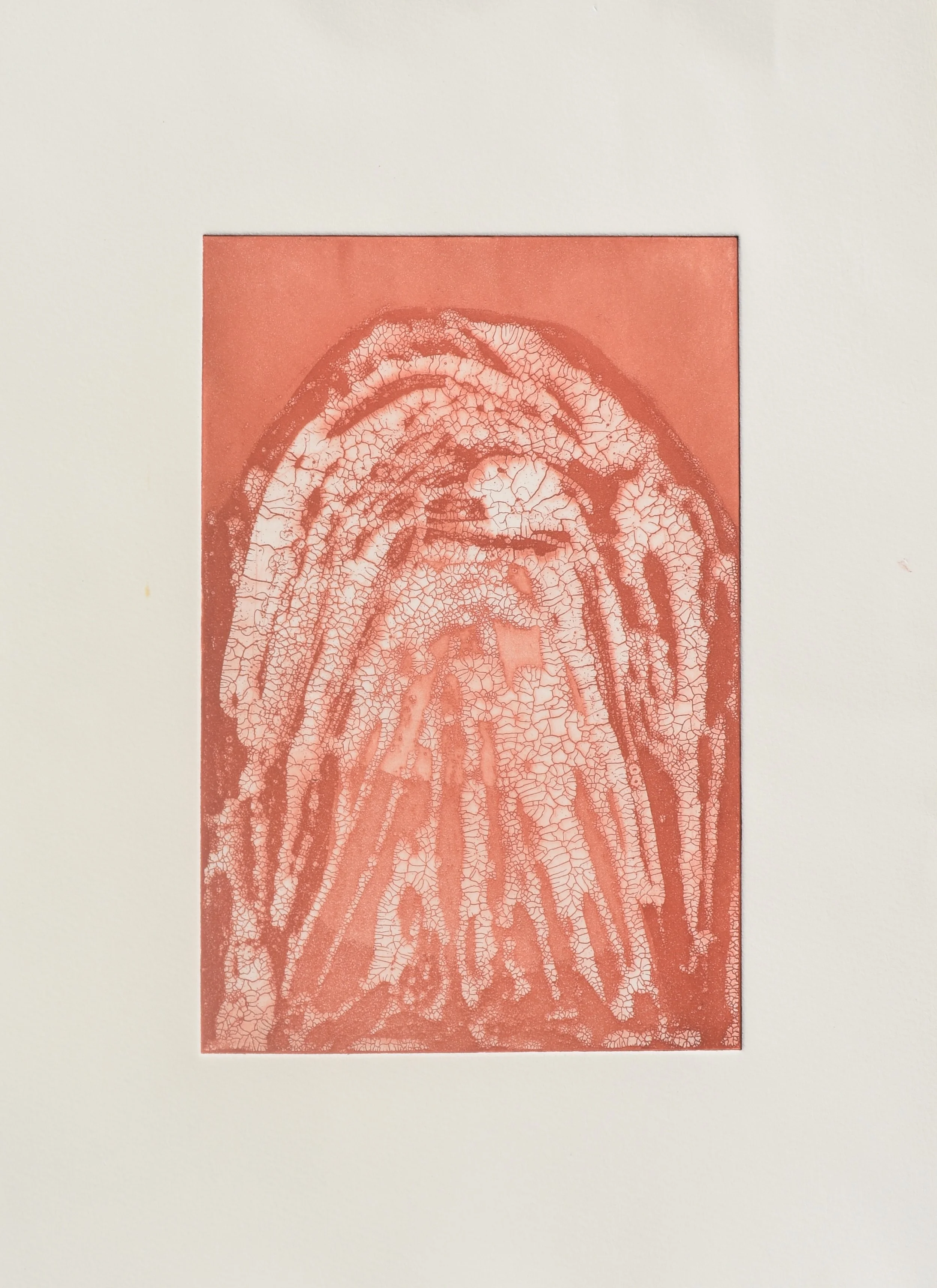 Untitled, crackle etching