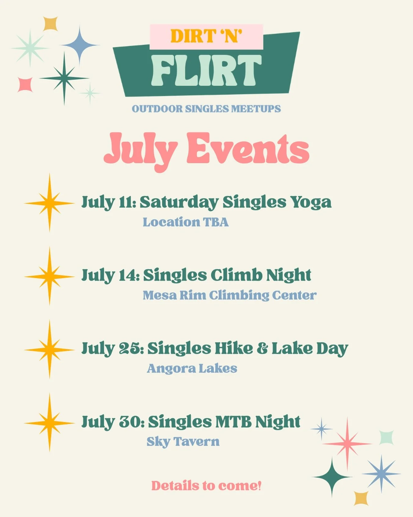 It&rsquo;s our 1 month birthday! 🎂

Just one month ago, Dirt&rsquo;n&rsquo;Flirt was a little idea my sister and I came up with and hoped people would believe in, but wow&hellip;. the response has completely blown us away! 

The turnout, the support