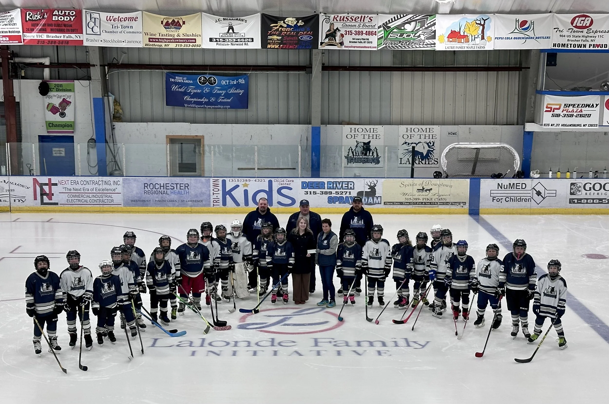 LFI sponsorship of minor hockey at Tri-Town