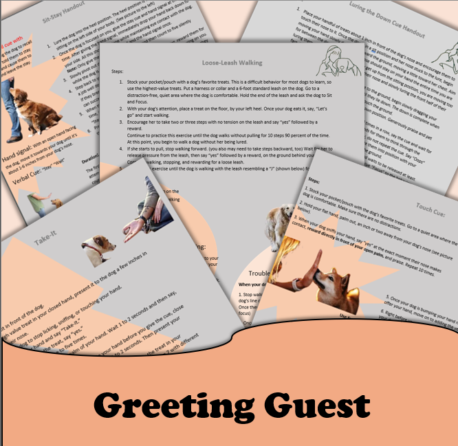 Greeting guests