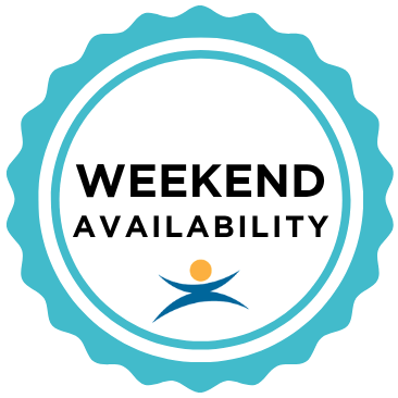 Weekend availability