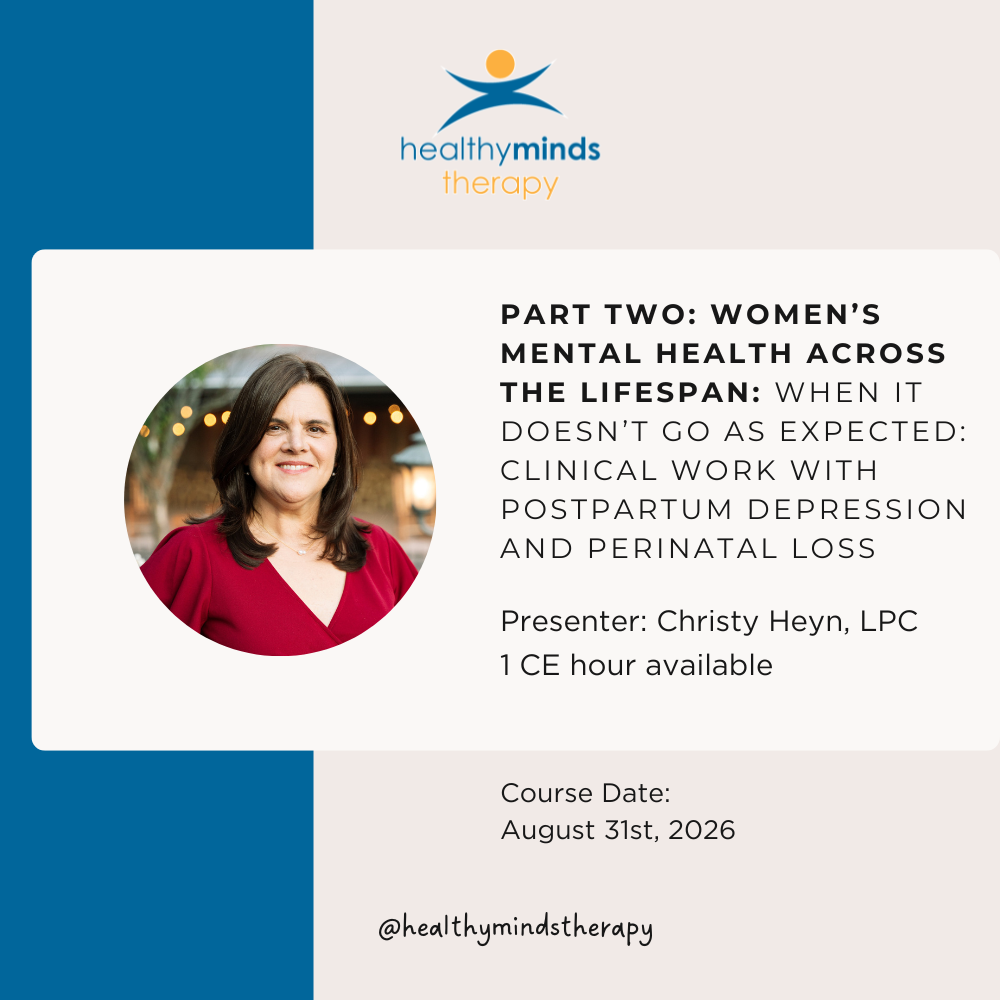 Part 2: Women's Mental Health Across the Lifespan