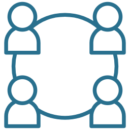 Icon for group therapy