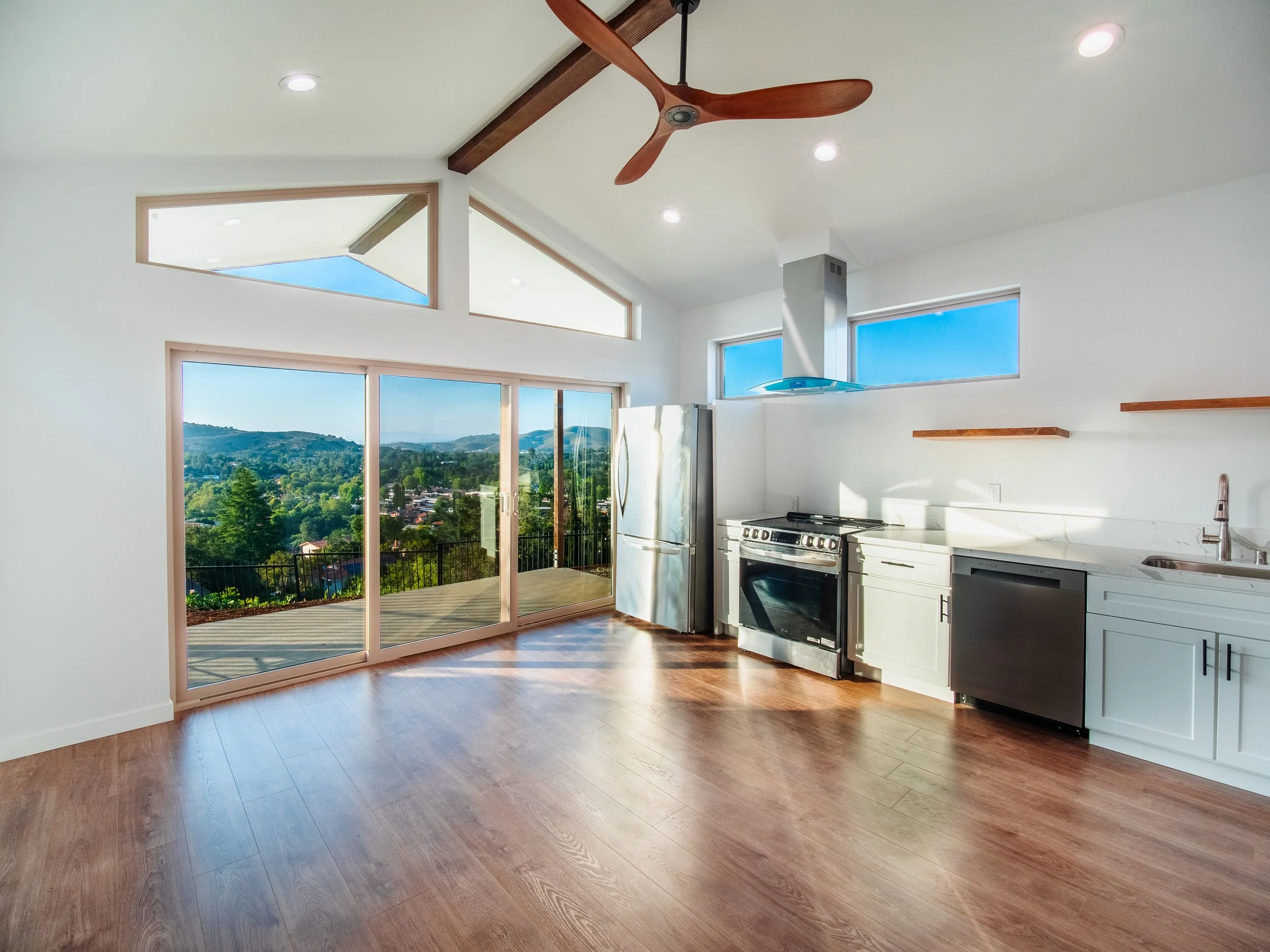 an open floor plan allows for gorgeous cross breeze all day long. a private porch makes for the perfect addition to a sunset glass of wine or your morning coffee.
