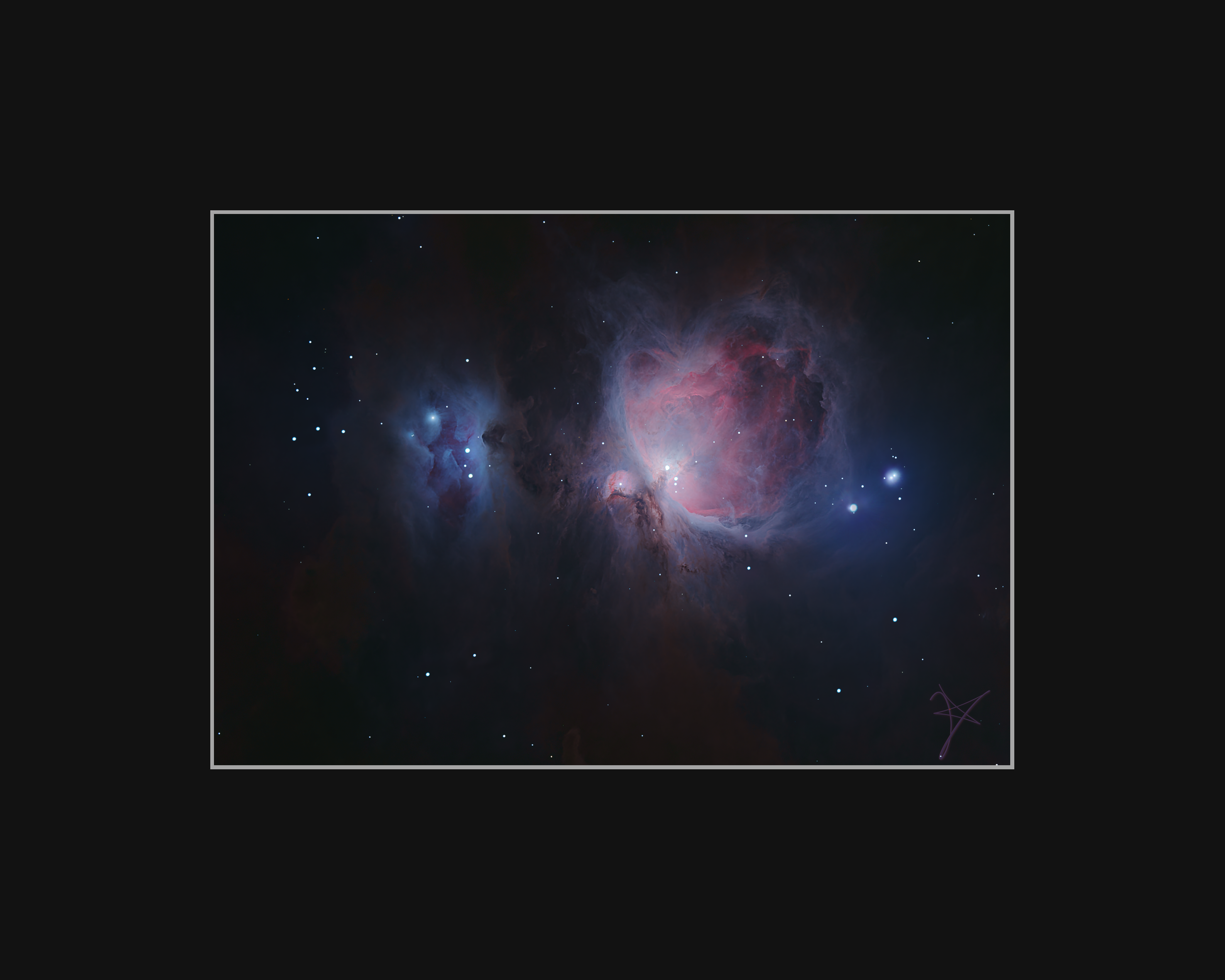 Orion 5x7 Signed matted.png