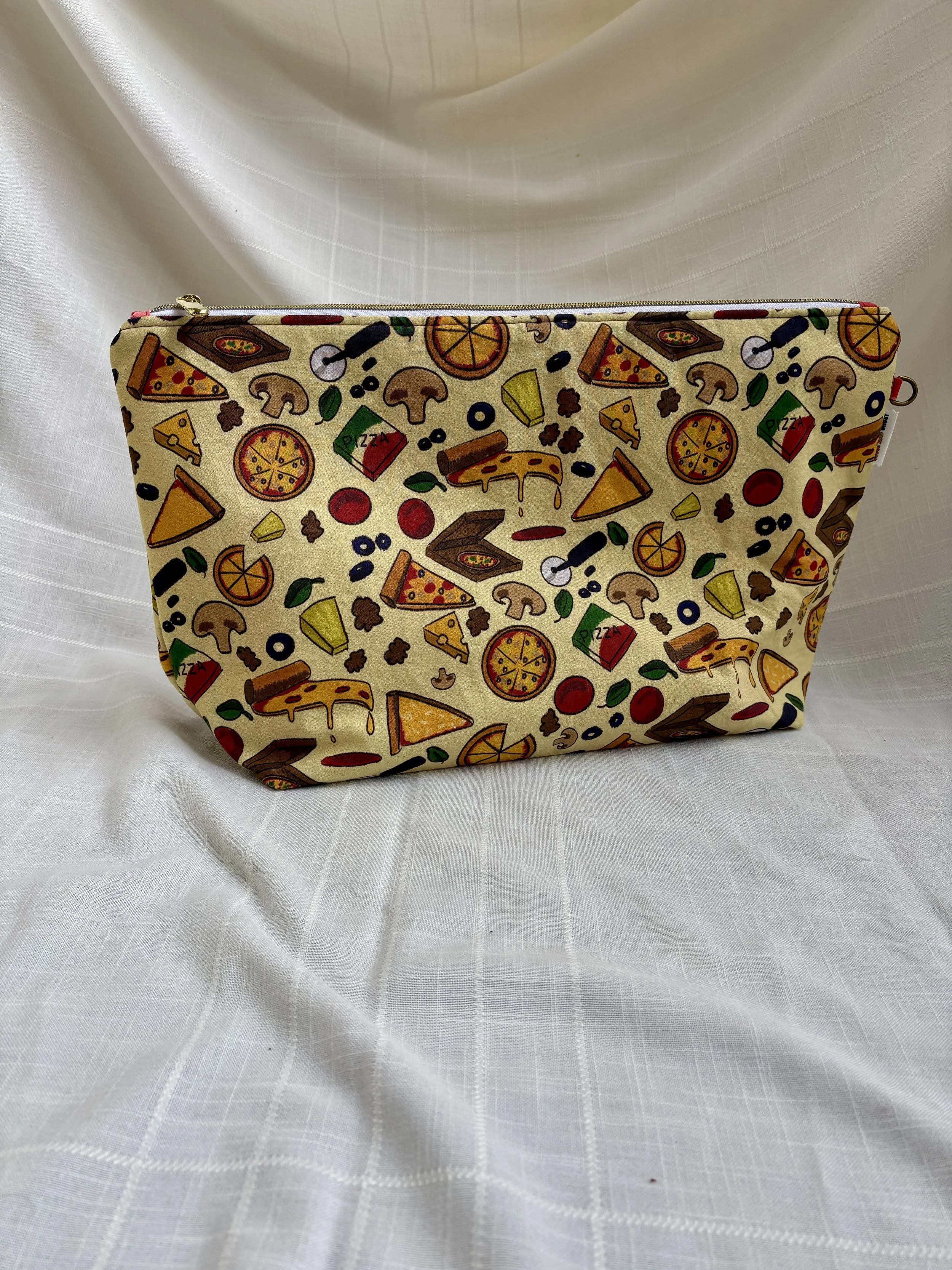 Pizza Large Zipper Bag